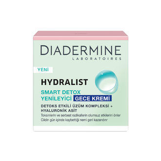 Diadermine Hydralist Gece Kremi Smart Detox 50 Ml