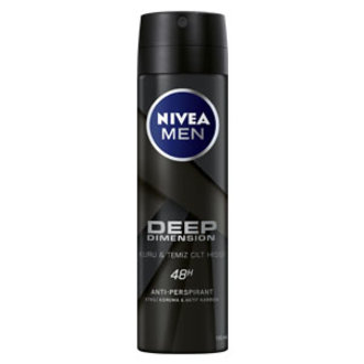 Nivea Men Deep Dimension Sprey Deodorant Erkek 150 Ml