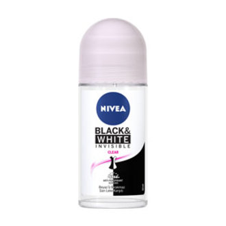 Nivea Black&White Clear Roll-On Deodorant 50 Ml - Kadın