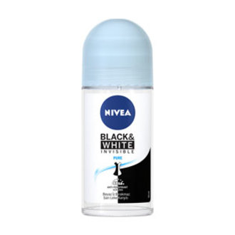 Nivea Black&White Pure Roll-On Deodorant 50 Ml - Kadın