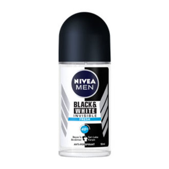 Nivea Roll-On Deodorant Invi. Black&White Fresh Erkek 50 Ml