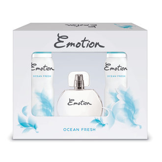 Emotion Ocean Eau De Toilette+2 Deodorant Sprey Kofre