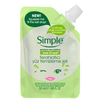 Simple Mini Ferahlatıcı Yüz Temizleme Jeli 50 Ml