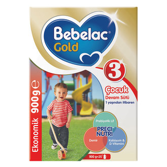 Bebelac Gold 3 Çocuk Devam Sütü 900 G