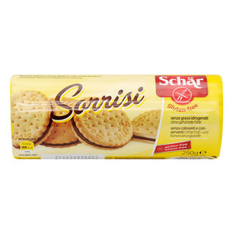 Sorrisi Glutensiz Çikolatalı Kremalı Bisküvi 250 G