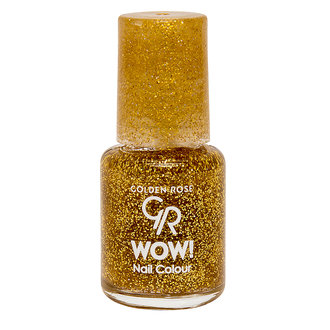 Golden Rose Wow Nail Color Glitter Sarı No:202