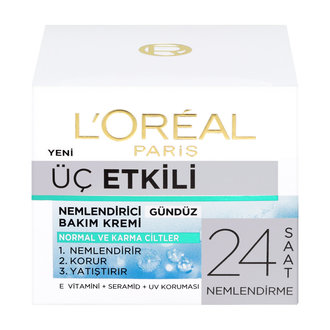 L'oreal 3 Etkili Bakım Kremi Normal Ve Karma Ciltler İçin 50 Ml