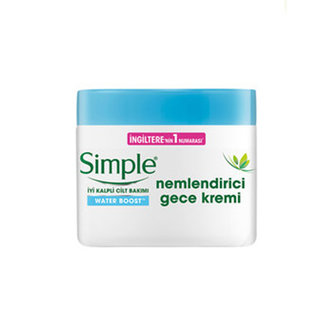 Simple Water Boost Nemlendirici Gece Kremi 50 Ml