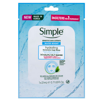 Simple Nemlendirici Kağıt Maske 21 Ml