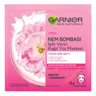 Garnier Işıltı Verici Nem Bombası Kağıt Maske