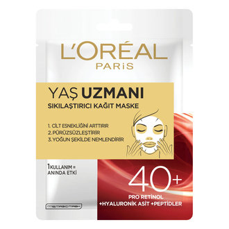 L'Oreal Paris Yaş Uzmanı Sıkılş. Kağıt Maske 40+ 30G