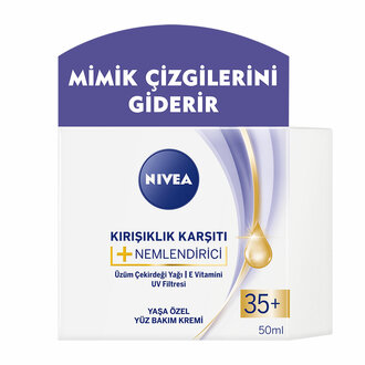 Nivea Kırışıklık Karşıtı Nemlendirici Yaş 35+ Krem 50 Ml