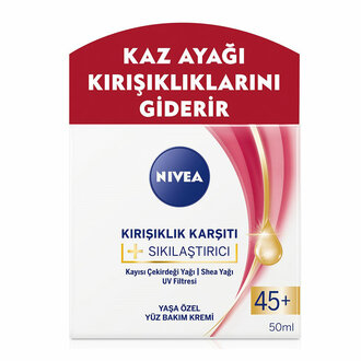 Nivea Kırışıklık Karşıtı Sıkılaştırcı Yaş 45+ Krem 50 Ml