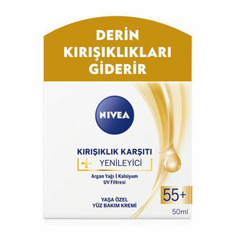 Nivea Kırışıklık Karşıtı Yenileyici Yaş 55+ Krem 50Ml