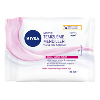 Nivea Makyaj Temizleme Mendilleri Kuru Ciltler 25 Adet