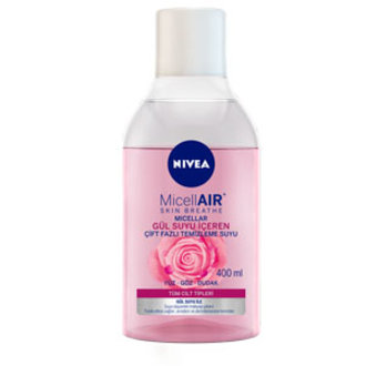 Nivea Gül Suyu İçeren Çift Fazlı Makyaj Temizleme Suyu 400Ml