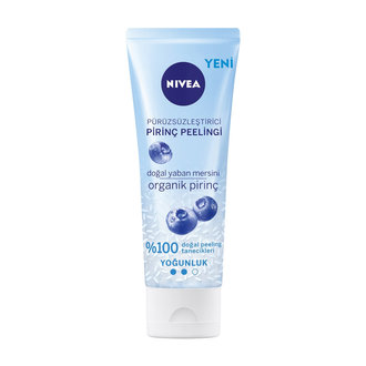 Nivea Organik Pirinç Peelingi Doğal Yaban Mersinli 75 Ml