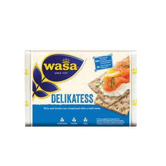 Wasa İnce Gevrek Ekmek / Crispbread Delikatess 270 G