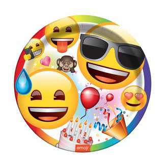 Roll-up Karton Tabak Emojı Partı 8'Li