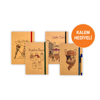 Kraft Çizgili Defter