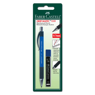 Faber Castell Grıp Matıc Mekanik Kurşun Kalem Ve Min Seti 0.7 Mm