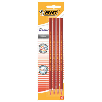 BIC Evolution Kırmızı Kopya Kalemi 4'lü Blister