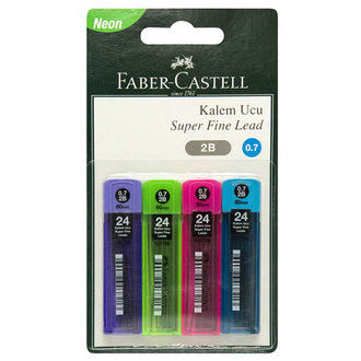 Faber Castell Renklı Tüp Min 4'Lü 0,7 Bls