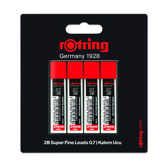 Rotring S.polimer 2B Uç 0.7 - 4 Lü Bls