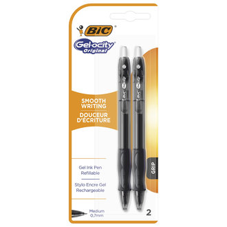 BIC Gelocity Original Siyah Jel Kalem 2'li Blister