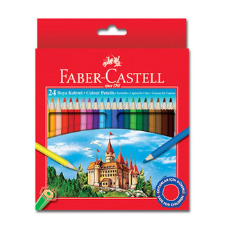 Faber Castell Redline 24 Renk Tüp Boy Boya Kalemi