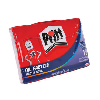 Pritt 12'Li Pastel Boya Çantalı Vinyl Ambalaj