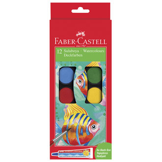 Faber Castell Bls. Suluboya 12'Li Küçük Boy Set Y.(sıvı Yap.)