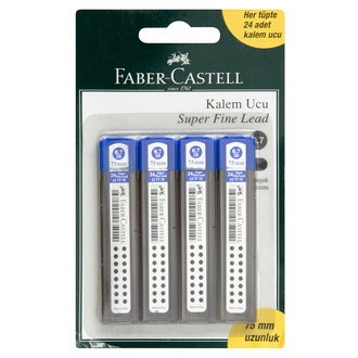 Faber Castell Bls. 4'Lü Super Fine Min, 2B 0.7 (75 Mm)