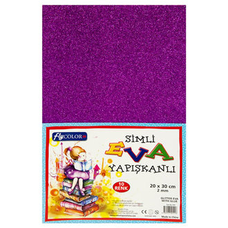 Fly Color Eva Simli Yapışkanlı 10 Lu 20X30 Cm