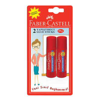 Faber Castell Glue Stick 10 G 2'Li