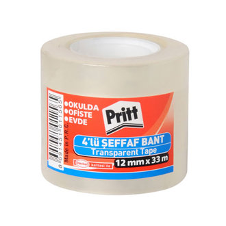 Pritt 4'Lü Şeffaf Bant Shrink