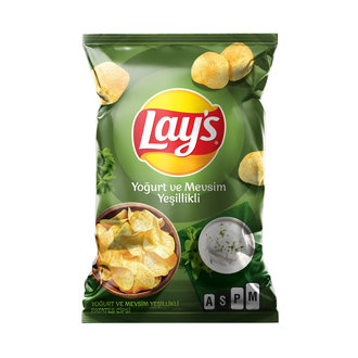 Lay's Yoğurt & Bahar Yeşillikleri Süper Boy 107 G