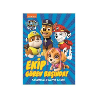 Paw Patrol Ekip Görev Başında Çıkartmalı Faaliyet