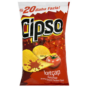 Cipso Tırtıklı Ketçap Cips Partı Boy 171 G