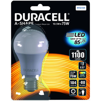 Duracell Led A60-e27 10.5W (75W) Beyaz