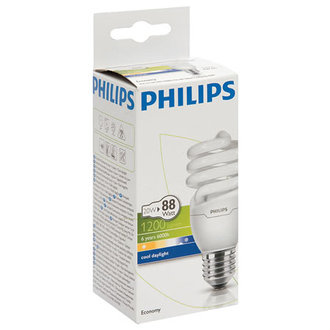 Philips Economy Twister 20W Sarı Işık E27