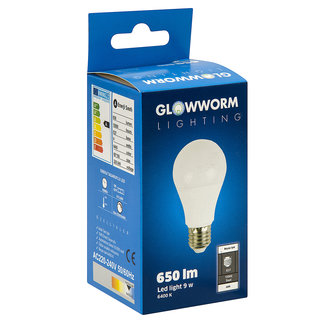 Glow Worm A60 E27 9 Watt Beyaz Led