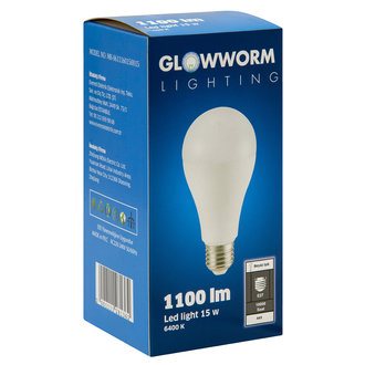 Glow Worm A65 E27-15w 1100Lm Beyaz Led Ampul