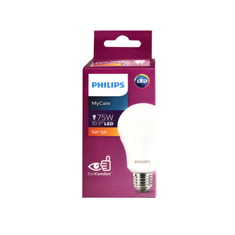 Philips Ledbulb 10.5-75W E27 2700K Sarı Işık