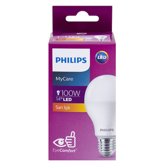 Philips Ledbulb 14-100W E27 2700K Sarı Işık