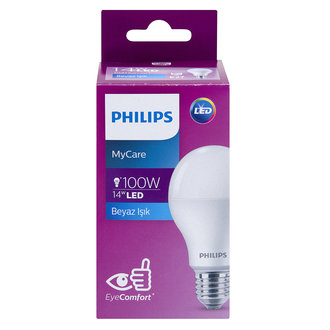 Philips Ledbulb 14-100W E27 6500K Beyaz Işık