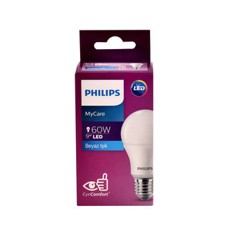 Philips Ledbulb 9-60W E27 6500K Beyaz Işık