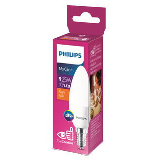 Philips Ledcandle 25W B35 E14 Sarı Işık