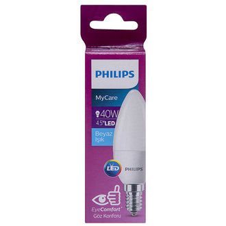 Philips Ledcandle 40W B35 E14 Beyaz Işık