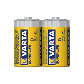 Varta Super Life Büyük Pil 2'Li